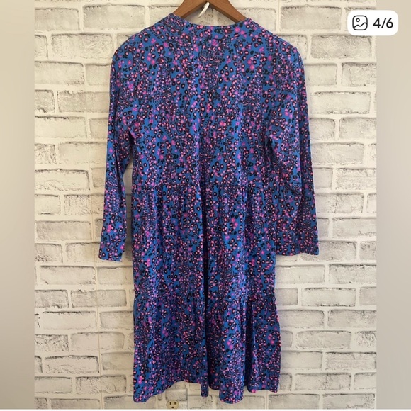 Lilly Pulitzer Alaina Floral Blue Dress - Picture 3 of 5